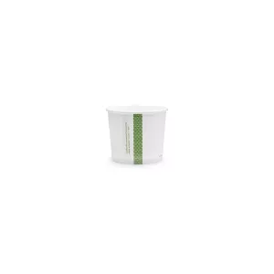 Pots carton DELI 8oz 240ml compostable celulose blanc - diam90mm